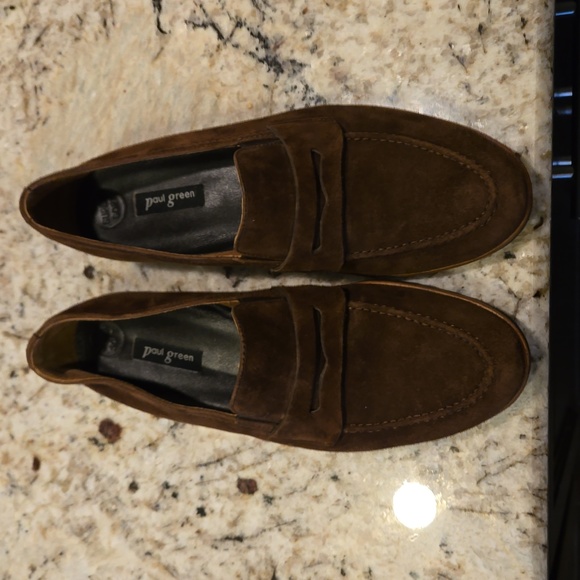 Paul Green Brown Suede Women's Loafer US 3 - Picture 4 of 9
